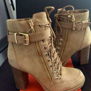 High Heeled Guess Boots Brand New